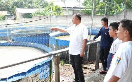 Kunjungi Dua Produsen Lele, Pemkab Kediri Dorong Penguatan Nilai Jual
