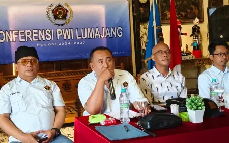 Nakhodai PWI Lumajang, Mujibul Choir Berkomitmen Tingkatkan Kompetensi Wartawan