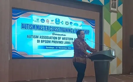BPSDM Jatim Apresiasi Kerja Sama AAWA dalam Peningkatan Layanan Kesehatan Individu Autistik