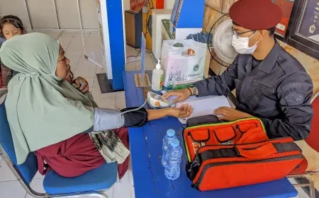 Lapas Pasuruan Manjakan Pengunjung dengan Cek Kesehatan Gratis