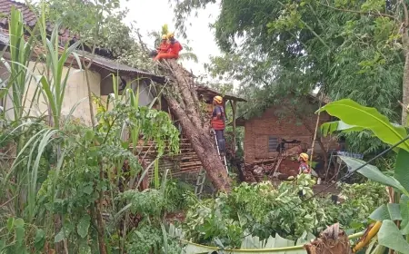 Angin Puting Beliung Terjang Bondowoso, Puluhan Rumah Porak-poranda
