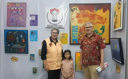 Kunjungan Wakil Konjen Australia di PSLI 2024, Perkuat Hubungan Sister-State