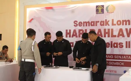 Hari Pahlawan Anggota Lapas Lomba Merakit Senjata