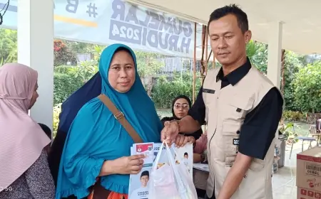 Bantu Perekonomian Masyarakat, Paslon GURU Gelar Pasar Murah