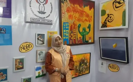 YKAI Hadirkan Kesejahteraan Anak di Pasar Seni Lukis Indonesia 2024