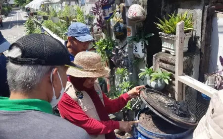 Kampoeng Oase Songo Jadi Inspirasi DLH Kota Bontang dalam Atasi Sampah Organik