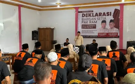 Besti Pak Ram Deklarasi Dukung Paslon RUBIH, Mas Rusdi : Tambahan Vitamin Buat Kami
