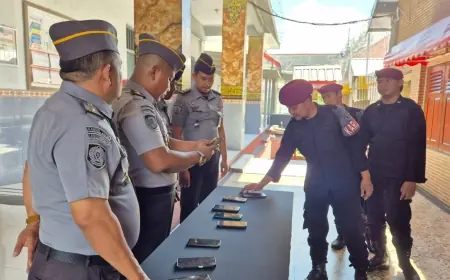 Karena Maraknya Judi Online, Ponsel Petugas Lapas Pasuruan Diperiksa KPLP