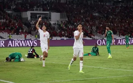 Timnas Indonesia Taklukkan Arab Saudi 2-0 di Kualifikasi Piala Dunia 2026 Lewat Gol Brace Marselino