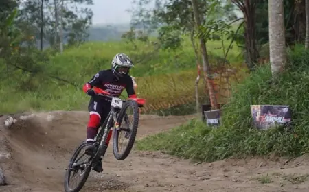 Atlet Sepeda Nasional Hildan Afos Katana Dukung Paslon NH di Pilkada Kota Batu 2024