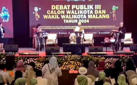 Debat Pamungkas Cawalkot Malang Para Paslon Percaya Diri Sampaikan Gagasan