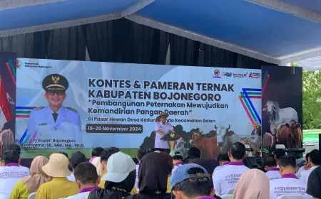 Pj Bupati Bojonegoro Ajak Peternak Berperan Aktif Jaga Ketahanan Pangan di Bidang Peternakan