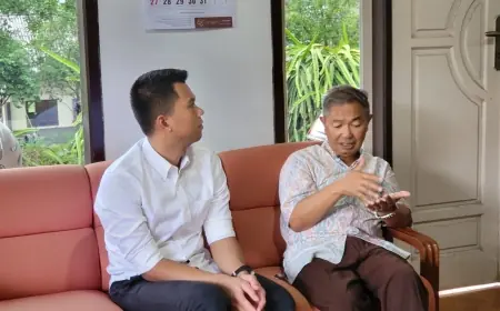 Kunjungi Tokoh Katolik, Firhando Pastikan Kerukunan Umat Beragama Tetap Terawat di Kota Batu