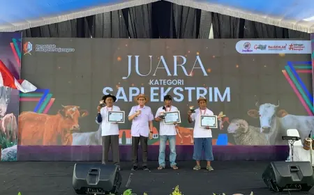 Kontes dan Pameran Ternak 2024 di Bojonegoro Resmi Berakhir, Jadi Motivasi Peternak Muda