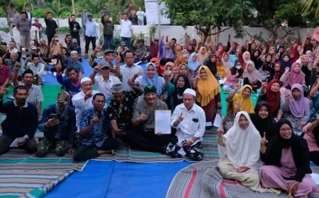 Cabup Kediri, Deny Tegaskan Anggaran Program Pembangunan Dusun Terplotting Setiap Tahun
