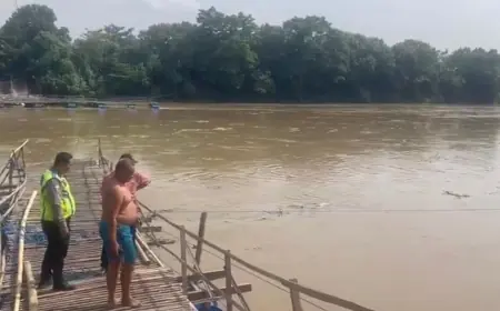 Niat Perbaiki Jembatan, Pemuda di Mojokerto Justru Hilang Terseret Arus