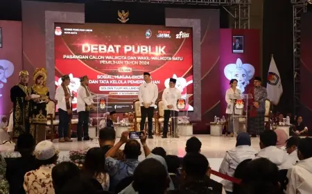 Debat Pamungkas Pilwalkot Batu, Tiga Paslon Saling Tawar Program Unggulan