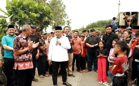 Tinjau Jalan di Tajinan, Tandai Sanusi Kembali Bertugas Menjadi Bupati Malang