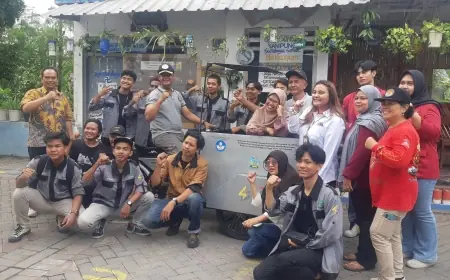 Tel-U Surabaya Inovasikan Kendaraan Ramah Lingkungan Guna Dukung Ekonomi Hijau di Kampung Oase