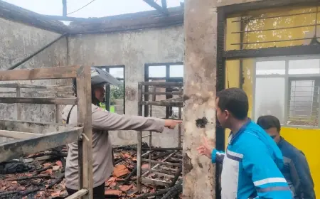 Kebakaran di Asrama SMK Muhammadiyah Kota Malang, Kerugian Mencapai Rp35 Juta