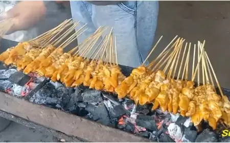 Cara Bakar Sate Ayam agar Dagingnya tidak Mengerut dan Gosong