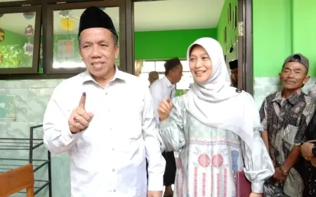 Usai Nyoblos di TPS 01 Desa Ngabar Pasuruan, Gus Mujib Memilih Tidur Siang