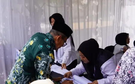 Nyoblos di TPS 01 Desa Wonorejo, Gus Shobih Yakin Menang Mutlak di Pasuruan
