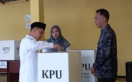 Gus Barra Yakin Menang di Atas 65 Persen, Usai Nyoblos di TPS 02 Desa Kembangbelor Mojokerto