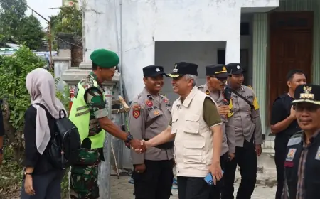 Pastikan Pilkada Lancar, Pj Bupati Nganjuk Pantau Langsung Sejumlah TPS