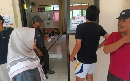 Petugas Linmas TPS di Kota Kediri Meninggal Dunia, Diduga Kelelahan