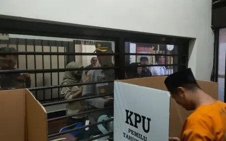 57 Penghuni Rutan Polres Malang Gunakan Hak Pilih Pilkada 2024