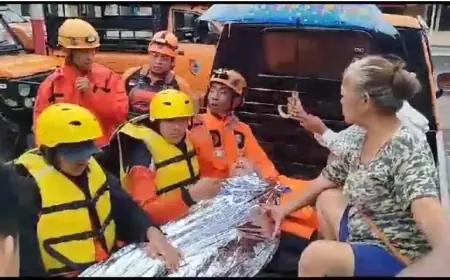 Ratusan Rumah Warga Curahnonggo Jember Terendam Banjir, BPBD Ungsikan Warga ke Balai Desa