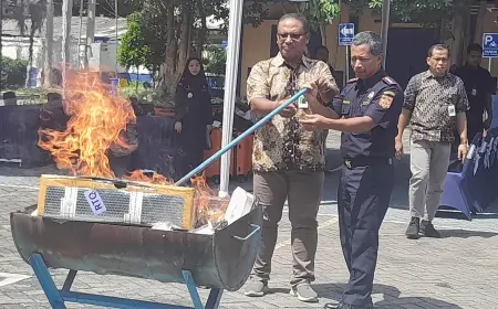 Bea Cukai Juanda Musnahkan Barang Ilegal Senilai Rp 86,9 Miliar
