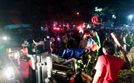 Mobil Tertimpa Pohon Tumbang di Karanglo Malang, Pasangan Suami Istri Meninggal Dunia
