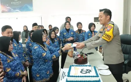 Tasyakuran HUT ke-53 Korpri, Begini Pesan Kapolres Nganjuk kepada ASN