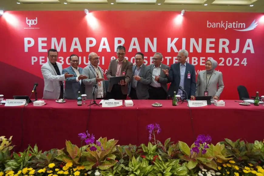 Kinerja Positif Bank Jatim di Triwulan II dan III Tahun 2024, Pertumbuhan Naik 20,13 Persen