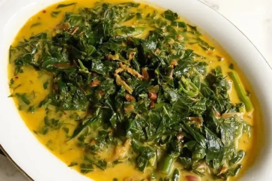 Sayur Daun Singkong, Hidangan Lezat dengan Kuah Santan yang Bergizi