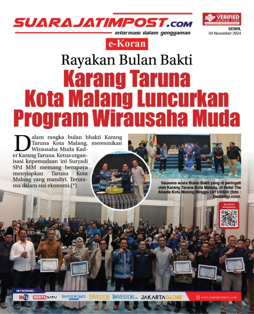 eKoran, Edisi Senin, 4 November 2024