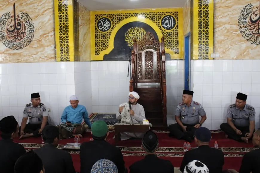 Siapkan Rohani yang Kuat, Lapas Pasuruan Datangkan Habib Umar