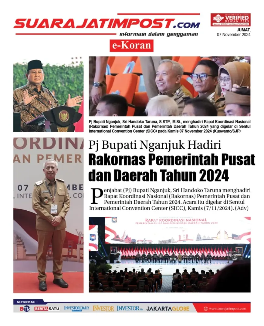 eKoran, Edisi Jumat, 8 November 2024