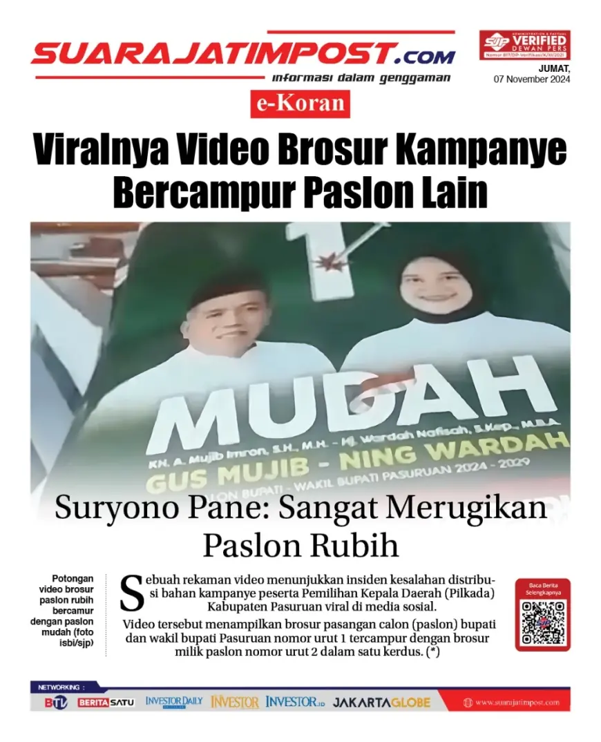 eKoran, Edisi Jumat, 8 November 2024