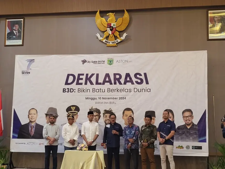 Dua Paslon Pilkada Batu Kompak Deklarasikan "Bikin Batu Berkelas Dunia"