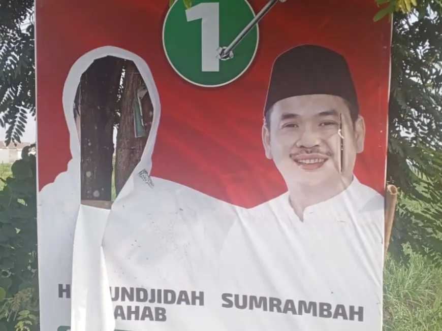 Pilkada Jombang 2024 Diwarnai Perusakan APK Paslon Nomor Urut 1