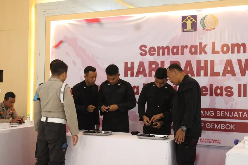 Hari Pahlawan Anggota Lapas Lomba Merakit Senjata