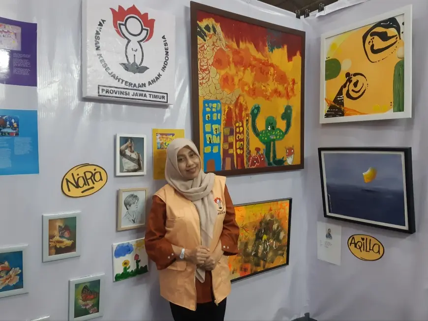 YKAI Hadirkan Kesejahteraan Anak di Pasar Seni Lukis Indonesia 2024