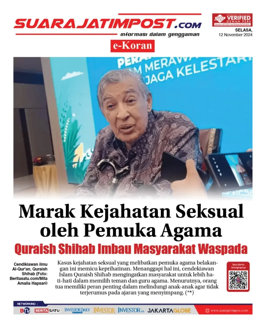 eKoran, Edisi Selasa, 12 November 2024