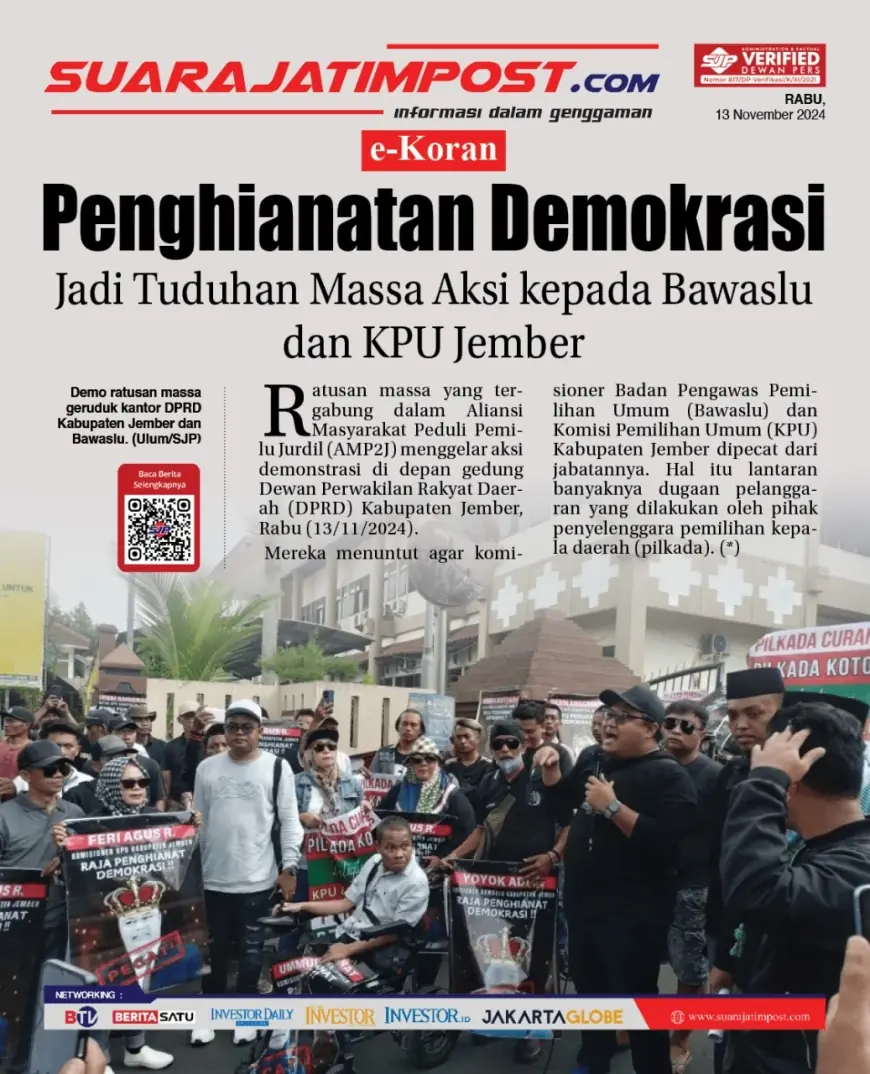 eKoran, Edisi Rabu, 13 November 2024