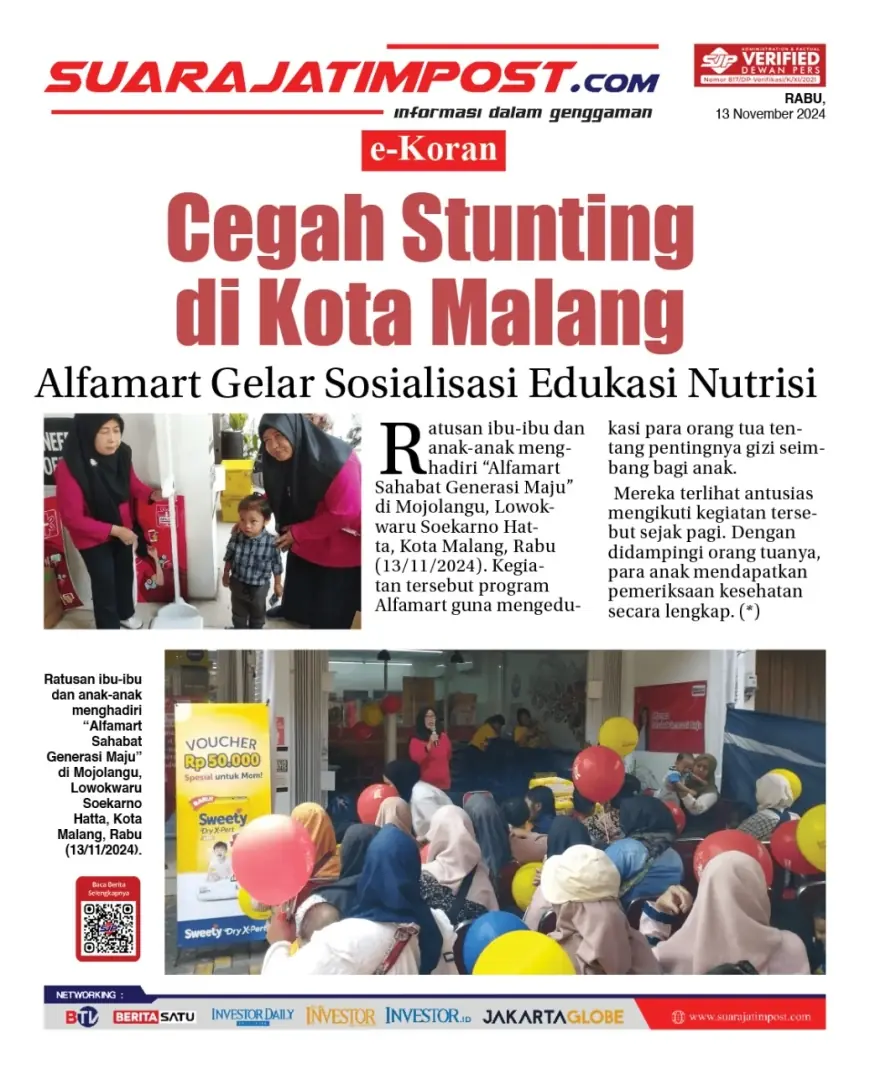 eKoran, Edisi Rabu, 13 November 2024