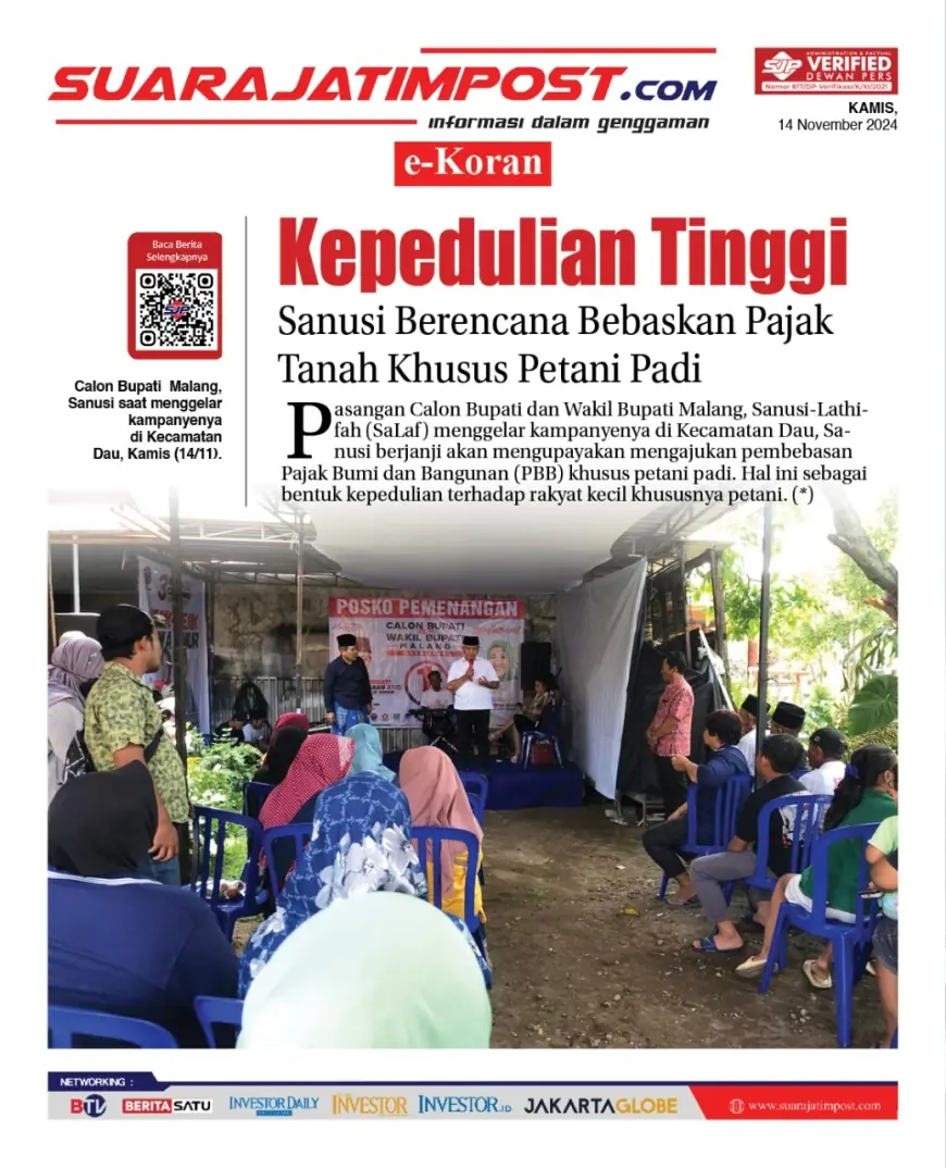 eKoran, Edisi Kamis, 14 November 2024