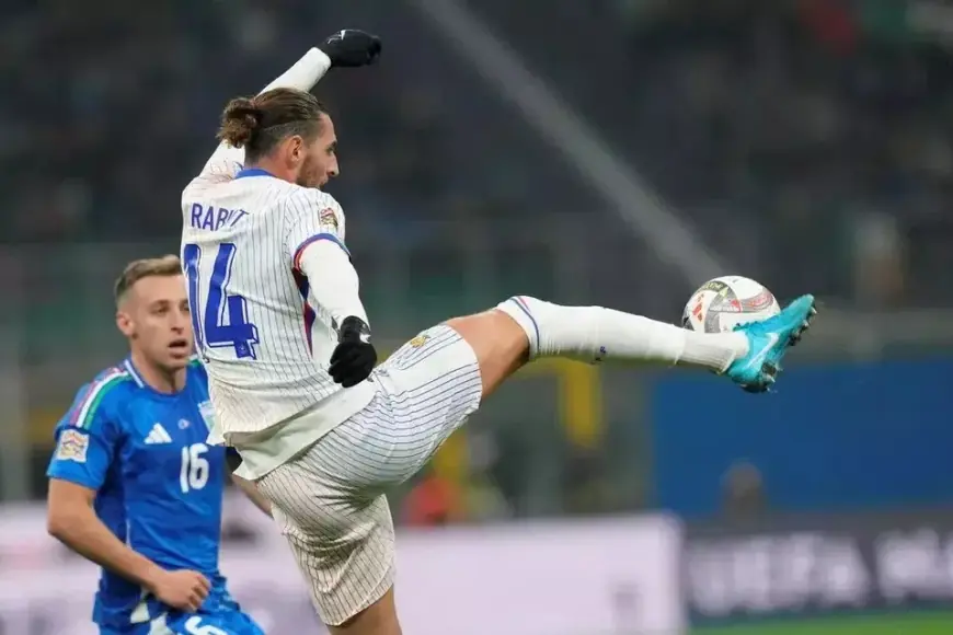 Italia Takluk 1-3 dari Prancis, Rabiot Cetak 2 Gol di San Siro